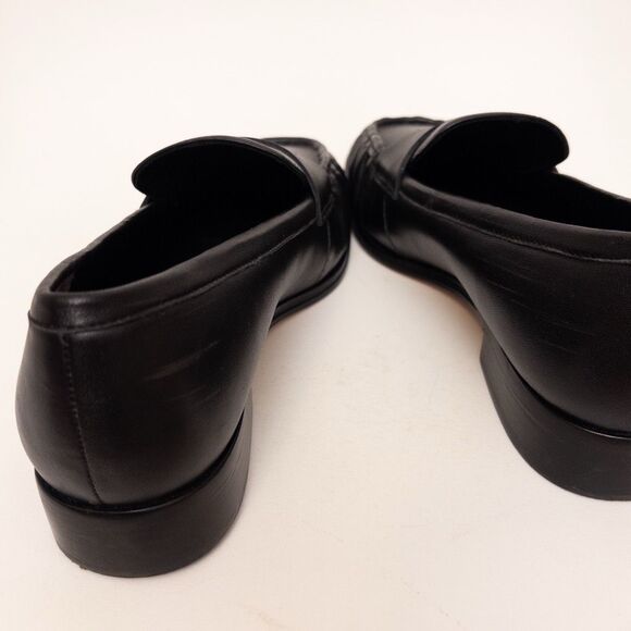 J. Crew Maison Ruched Loafers Black Size 9.5 - Picture 7 of 10